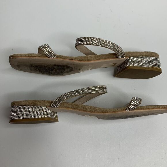 Jeffrey Campbell MADELIA Rhinestone Slip on Sandals - Picture 5 of 10